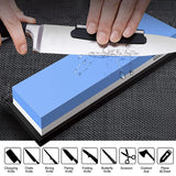 Whetstone Set, Premium Whetstone Whetstone 2 Sides Grit 1000/6000 Water Stone, Axe/Axe Whetstone 180/320 Grit