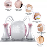 80K Lipo Cavitation Ultrasonic 6in1 Slimming Machine with RF for Fat Reducer Anti Cellulite Massager Weight Loss Skin Tightening