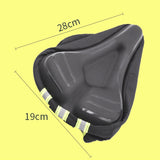 Dropship-Bicycle Saddle Thicken Mountain Bike Seat Gel Pad Cushion Cover Road Shockproof Seat Bicycle Seat Cycling Accessories