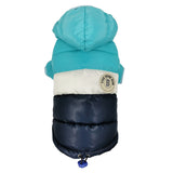 Winter Pet Clothes For Small Dogs Windproof Dog Coat Hooded Warm Thicken Dog Down Jacket Chihuahua French Bulldog Pet Clothing