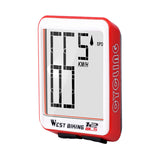 Wireless Bike Computer Bicycle Speedometer Waterproof LCD Stopwatch Backlight AutomaticTime Wake-Up & Multi-Functions Distance