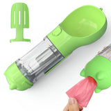 3 in 1 Pet dog water cup Multi-purpose Portable for small large dog outdoor travel drink water bottle+Poop shovel dog supplies