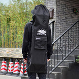 MACKAR POPULAR SIMPLE Skateboard Bag Large Capacity Adjustable Shoulder Strap Oxford Cloth Skateboard Carry Backpacks