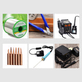 Soldering Iron Station Multifunctional Metal Tin Wire Holder Stand Repair Tool Multifunctional Tin Wire Rack Soldering Iron Kit