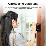 Non Contact Magnetic Digital Thermometer LED Display Small Handheld School Voice Broadcast USB Rechargeable Infrared Sensor
