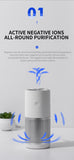Home appliance Air Purifier For Home Ozone Generator Filters Desktop Purifier Night light Rechargeable Car Air cleaner