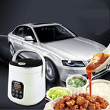 2L rice cooker used in car and home 12v to 220v or truck and home 24v to 220V enough for six persons