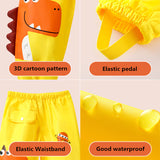 Cartoon Dinosaur Style Kids Rain Pants Boys And Girls Students Kids Waterproof Pants Fashion Children Rain Pants