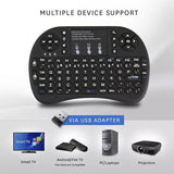 1 pcs MINI air flying squirrels i8 2.4 G MINI English/Russian keyboard wireless air mouse keyboard Diy RC Toy Kit