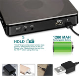 Portable CD Player Double Headphone Version Contact Button Reproductor CD Walkman Rechargeable Shockproof LCD Display