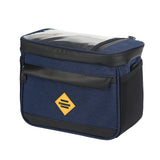 Cycling Insulated Bike Cooler Bag Water Resistant Bike Handlebar Bag Bike Basket Front Bag Pannier with Bike Phone Mount