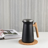 Stainless Steel Thermal Coffee Carafe Vacuum Insulated Thermos And Beverage Pot For Tea,Infused Drinks And 34 Oz