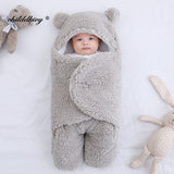Soft Newborn Baby Wrap Blankets Baby Sleeping Bag Envelope For Newborn Sleepsack 100% Cotton thicken Cocoon for baby 0-9 Months