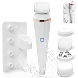 4 In 1 Facial Cleansing Brush 360° Rotating Face Cleaner Deep Pore Acne Blackhead Remover Tools Face Scrubber Skin Care Machine