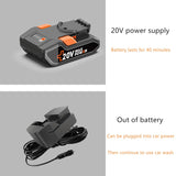 Wireless High-pressure Car Washer Portable Car Water Gun Home Use Lithium Battery Charging Car Power Converter Car Wash Artifact