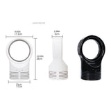 Creative Desktop Office Mini Leafless Fan Sleeping Fan Student Fan Two Gear Air Volume Stable Wind Speed
