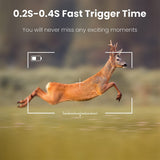 HD Hunting Camera Automatic Trigger Time Night Vision Waterproof Camera for Off-road Property Safety
