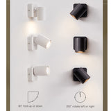 New LED Wall Lamps 90° Folding 350° Rotation 6W Soft Lights Make a Good Reading Environment For You Suitable For Various Scenes
