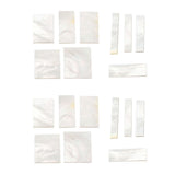 2 set White Mother of Pearl Inlay Blank for Guitar Fingerboard Guitar Neck