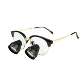Metal Frame TTL Dental Loupe Binocular 2.5X Dentist Magnifying Glass Surgical Magnifier Long Working Distance