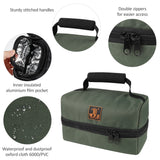 W.P.E Waterproof Fishing Tackle Bag 2-Layer Fishing Lure Reel Storage Bag Fishing Gear Storage Bag Pouch fishing bags