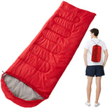 Down Ultralight Camping Sleeping Bag Down Filled Waterproof Fluff Sleeping Bags with Compression Bag Spring Tourism for Adult