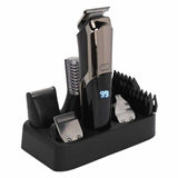 Electric Hair Clipper with Guide Combs All in One Trimmer Multigroomer Washable LED Display for Beard Head Body Face