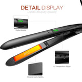 2 In 1 Hair Straightener Flat Rotating Hair Curlers Plate Heat Professional Hair Iron for PTC Hair Iron Hair Styling Tools