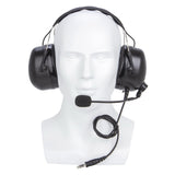 U94 PTT Headphones 3.5Mm Plug Silicone Earmuffs Outdoor Hunting Sports Noise Cancelling Intercom Aviation Headphones