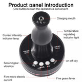 NEW Rechargeable BIO Microcurrent Meridian Scrape Therapy Acupuncture Slimming Device Infrared Body Detoxification Massage Comb