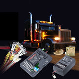 G.T.Power Container Truck Lighting And Voice Vibration System PRO With 60A ESC Output For RC Car Parts