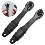 2 in 1 Drill Chuck Ratchet Spanner Universal Wrench Hand Drill Key Chuck Drill Electric Ratchet Wrench Spanner Hand Tool