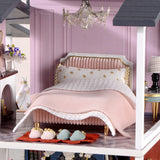 Big Doll House Furniture Miniature Building Kits Diy Dollhouse Kit Roombox Villa Garden Wood Houses Toy For Children Adult Gifts