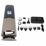 Electric Hair Clipper with Guide Combs All in One Trimmer Multigroomer Washable LED Display for Beard Head Body Face