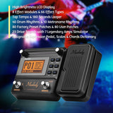 Muslady MU100 Guitar Multi-effects Processor Electric Guitar Effect Pedal Supports 180s Loop Recording Tuner Tap Tempo Rhythm
