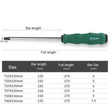 1PC Torx T15 T20 T25 T27 T30 T40 Screwdriver With Hole Magnetic Screw Driver Home Phone Repair Hand Tools