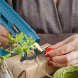 New High Temp Heater Melt Hot Glue Gun 40W DIY Household Industrial Heat Mini Glue Gun USB Recharge With 10pcs 7mm Glue Sticks