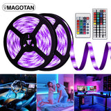 LED Strip Light RGB 5050 SMD DC12V Flexible LED Lamp Tape Ribbon 20M TV Desktop Screen BackLight led lights for room Diode Tape