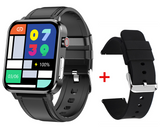 Men PPG ECG E86 Smart Watch With Body Temperature Heart Rate Blood Pressure Monitor Smartwatch 1.7inch Women Sport Watch