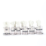 12 Pieces Cups Vacuum Cupping Body Massager Suction Cups Jar Set  Cupper Hand Swich Cups Suction Therapy for Massage