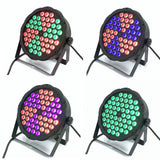 Led par lights 54x3W DJ Par LED RGBW Wash Disco Light 54x4W RGB 3in1 Windmill Color uv light DMX Controller effect light