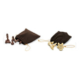 Wooden Chess Set With No Gaps On The Board. Chess Board Game Foldable Portable Board Suitable For Family Beginners
