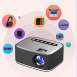 Mini Portable Projector 1080P HD LED Home Media Video Player 320x240 Pixels Portable Child Projector Video Beamer