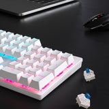 104  Keys Gaming Wired Mechanical Keyboard Blue Switch RGB Backlit Teclado Gamer for PC Laptop