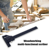 High Accuracy Durable Multifunction Practical Multi Gauge Carpentry Vernier Caliper Measuring Tool Woodworking Ruler Home