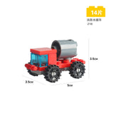 Mini Original Transportation Assembled Models Blocks Car Compatible Small Building Block City Police Plane Bricks Toys Kid Gift