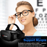 3D VR Headset Virtual Reality Smart Glasses Helmet for Smartphones Mobile Cell Phone with Controllers Lenses Goggles Binoculars