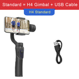 GIAUSA 3 Axis H4 Gimbal Stabilizer for Phone Action Camera Handheld Selfie Stick Stabilizer Tripod for Smartphone Goprpo Vlog