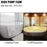 VEVOR Swimming Pool Water Pump 0.5HP 370W Whirlpool Circulation Pump SPA Pump 270L/Min Hot Tub PumpSwimming Pool Pump