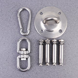 Stainless Steel Yoga Swing Hooks Hammock Swing Hanging Kit Ceiling Suspension Hooks Yoga straps Hooks Yoga Sling Inversion Hange